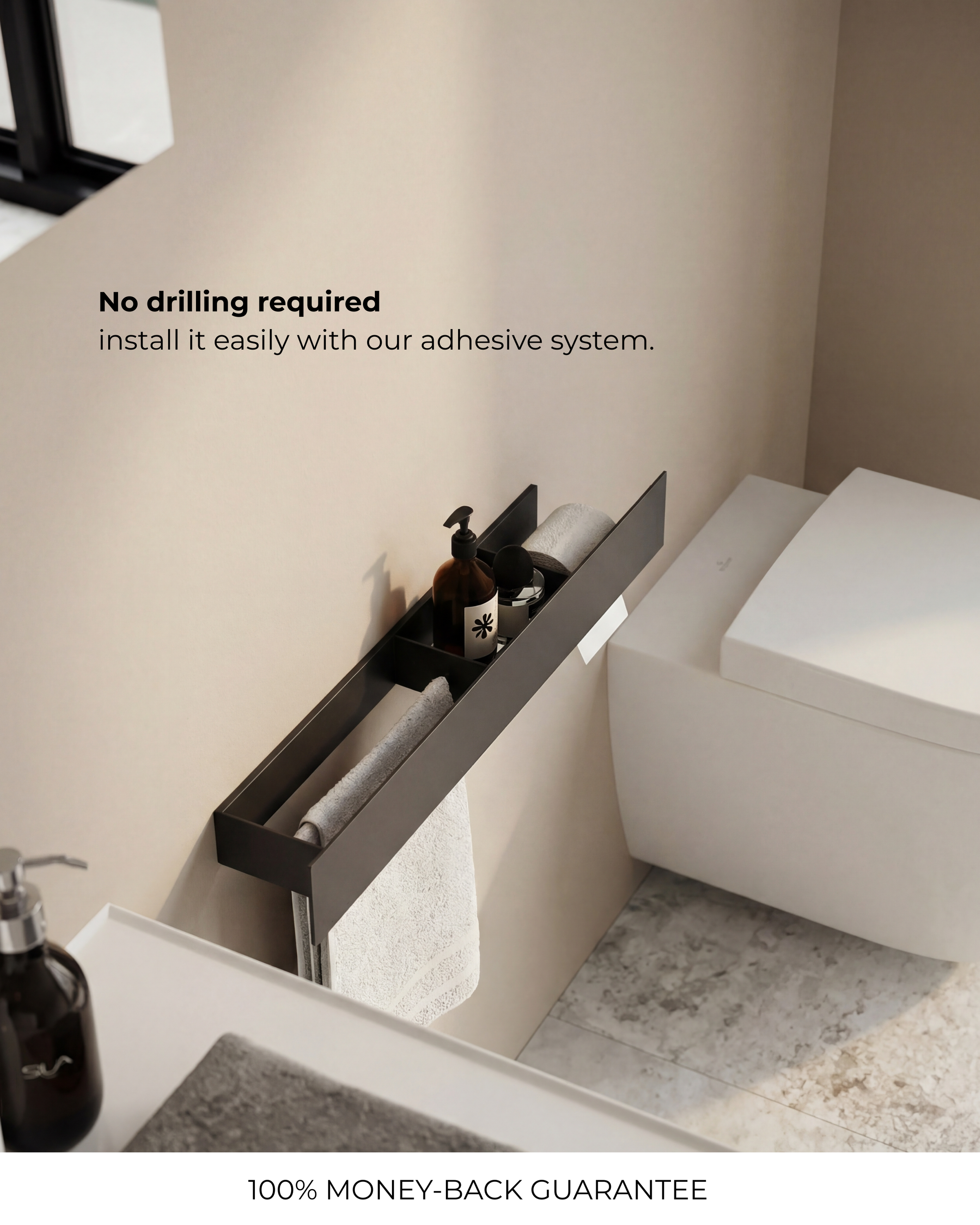 3-in-1 Bathroom Shelf