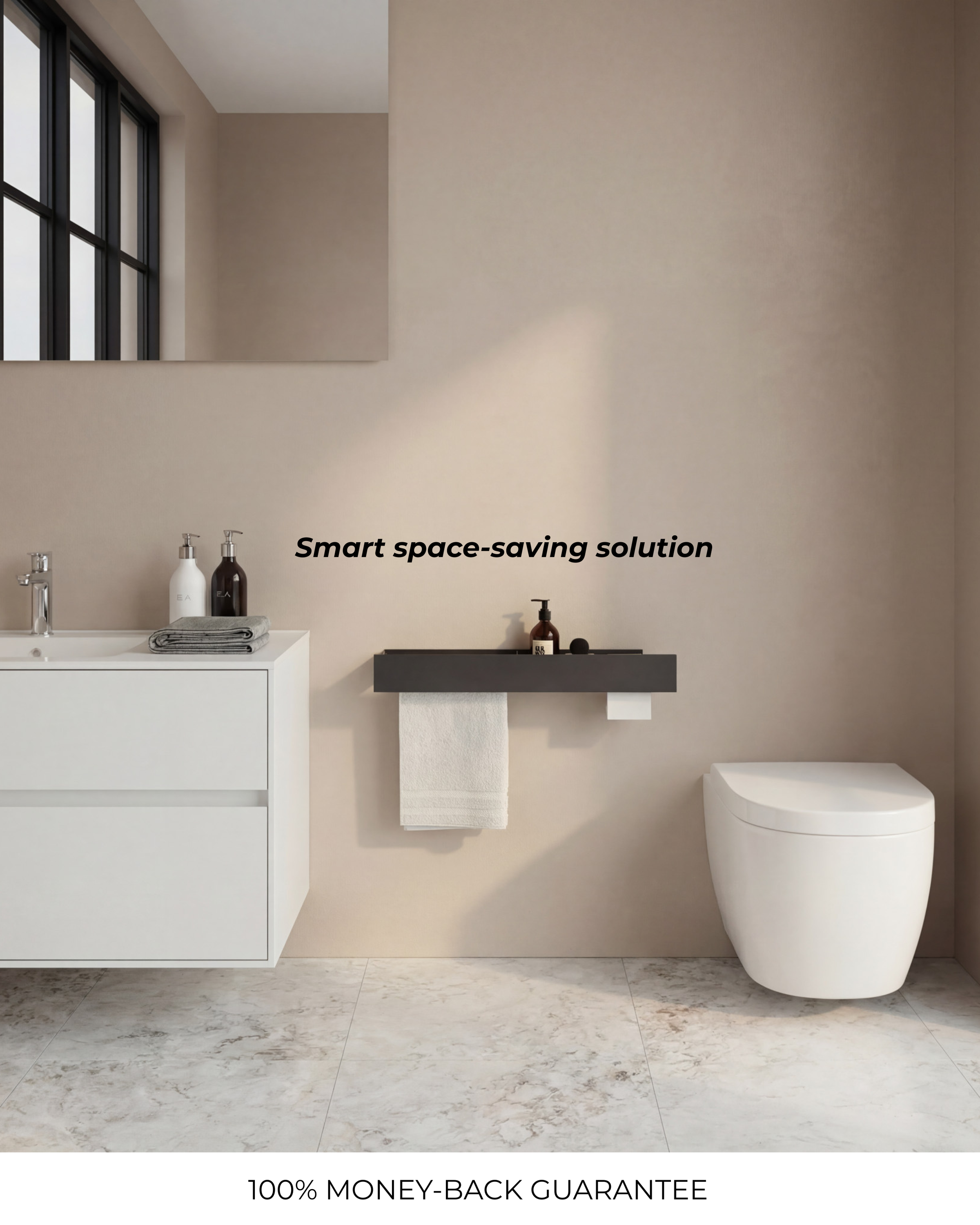 3-in-1 Bathroom Shelf